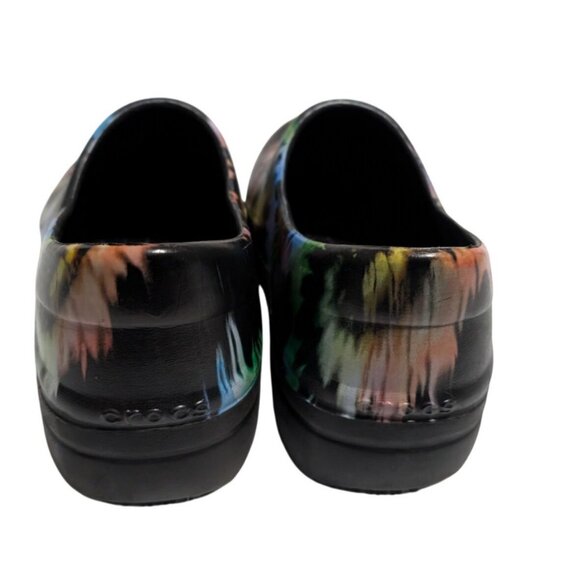 Crocs Neria Pro II Graphic Clog Tie Dye Work Nursing Shoes Womens Size 8 - Picture 6 of 9